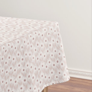 Kreideblumengarten Sanft romantisches Rosa Tischdecke