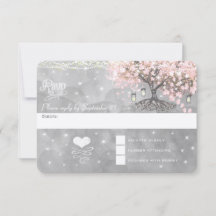 Kreidetafel Rosa Herzblattbaum RSVP