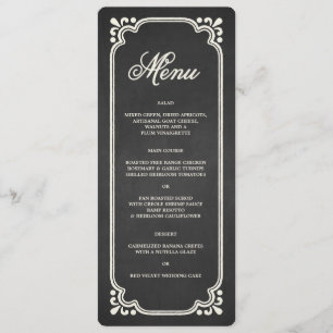 Kreidetafel Union Menü Menükarte