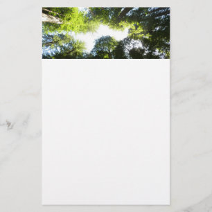 Kreis aus Redwoodbäumen im Redwood-Nationalpark Briefpapier
