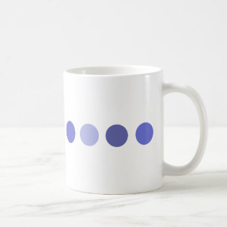 Kreis-blau Kaffeetasse