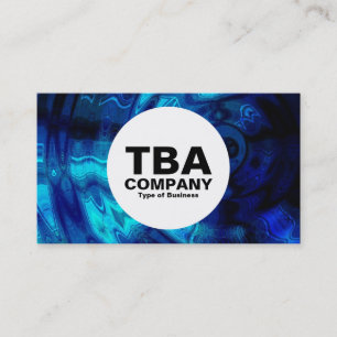 Kreis - Blaues Wasser Visitenkarte