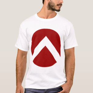 Kreis-Chevron-Pfeil T-Shirt