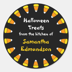 Kreis der Candy Corn Kitchen Sticker