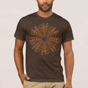 Kreis der Fahrräder. Radfahren inspiriert T-Shirt