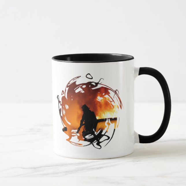 Kreis der Flammen Tasse (Rechts)