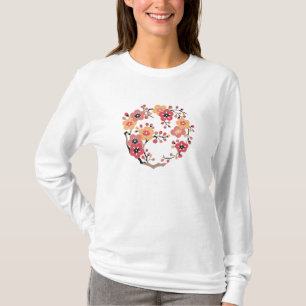 Kreis der japanischen Pflaumenblüten T-Shirt