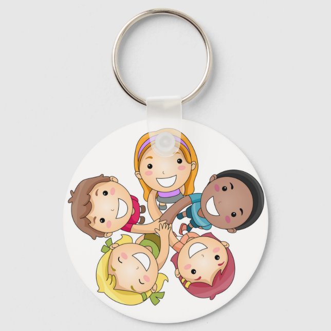 Kreis der Kinder Schlüsselanhänger (Vorderseite)
