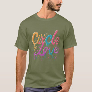 Kreis der Liebe - Herzliches Design T-Shirt