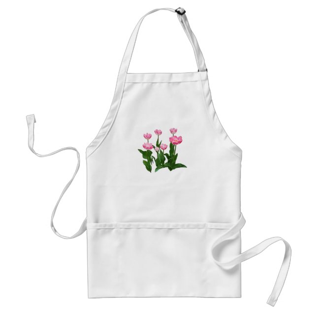 Kreis der rosa Tulipen Schürze (Vorne)