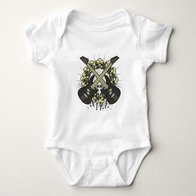 Kreis der Schädel Baby Strampler (Vorderseite)