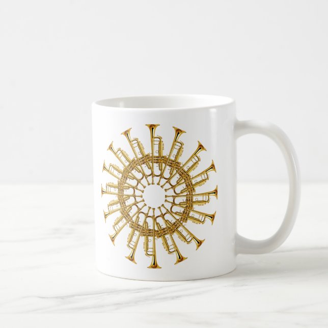 Kreis der Trompeten Kaffeetasse (Rechts)