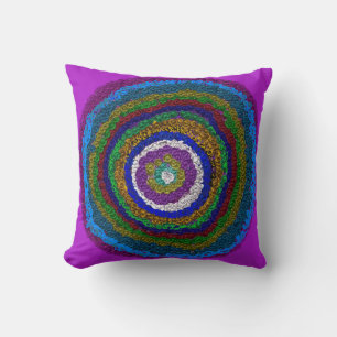 Kreis des Lebens Multicolor Throw Kissen