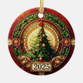 Kreis des Lichts – Weihnachtsbaumsegnung 2025 Keramik Ornament
