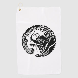Kreis des Nichiren-Sekten-Drachen Golfhandtuch