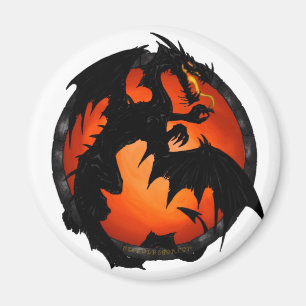 Kreis-Drache-Magnet Magnet