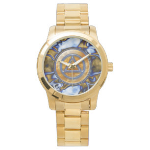 Kreis-Dreieck-Erholungs-Uhr Armbanduhr