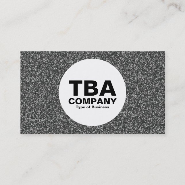 Kreis - feiner Granit Visitenkarte (Vorderseite)