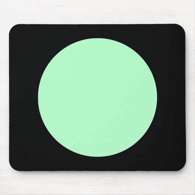 Kreis - Ghost grün und schwarz Mousepad (Vorne)