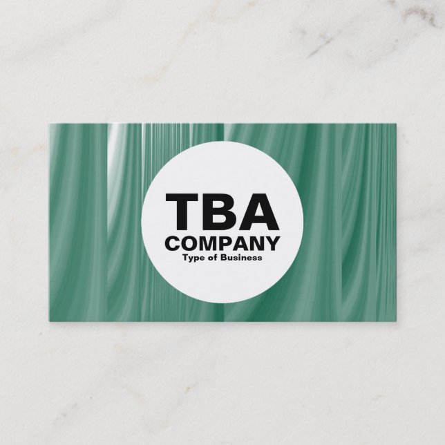 Kreis - grüne Kaskade Visitenkarte (Vorderseite)