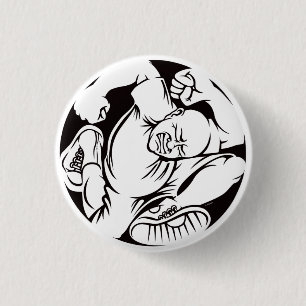 Kreis-Jungen-Knopf Button