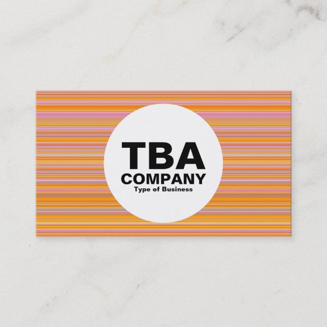 Kreis - Linien Visitenkarte (Vorderseite)