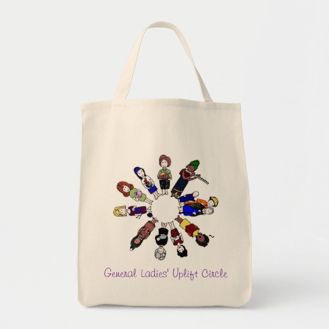 Kreis-Logo-Tasche Tragetasche (Vorne)