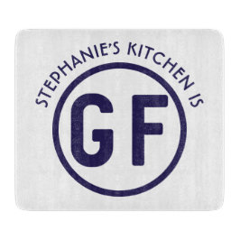 Kreis-Marine-Blau-Schneidebrett des Gluten-freies Schneidebrett