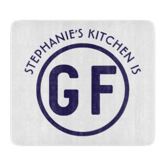 Kreis-Marine-Blau-Schneidebrett des Gluten-freies Schneidebrett