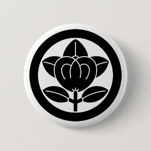Kreis mit Orange (in sechs Teile aufgeteilt) Button