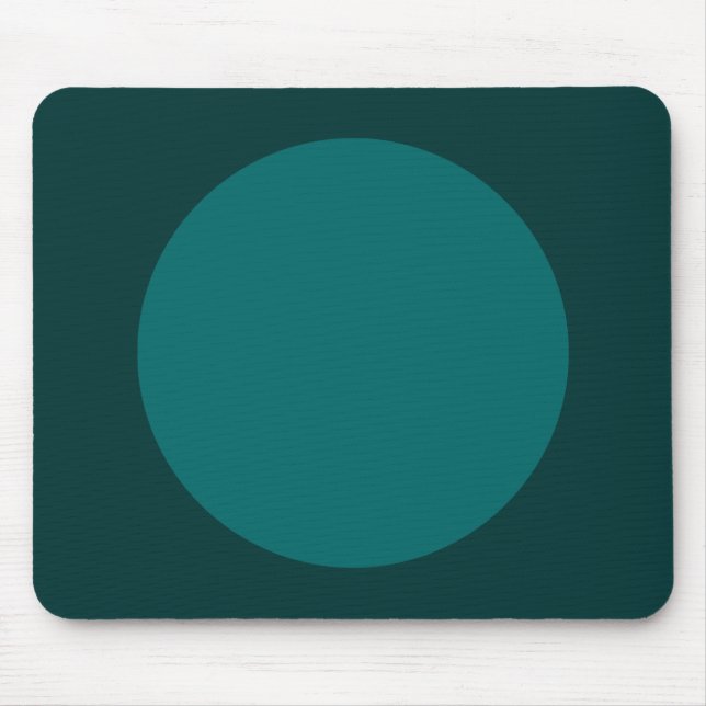Kreis - Moss Grün und Dk Grün Mousepad (Vorne)