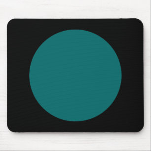 Kreis - Moss Grün und Schwarz Mousepad