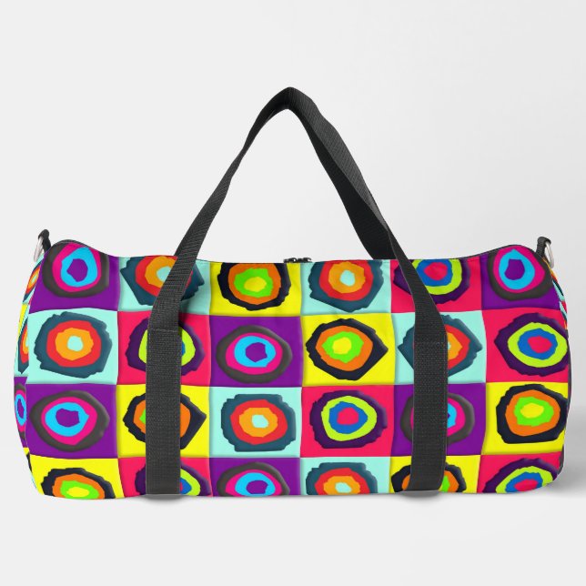 Kreis-Muster   Duffle Bag (Vorderseite)