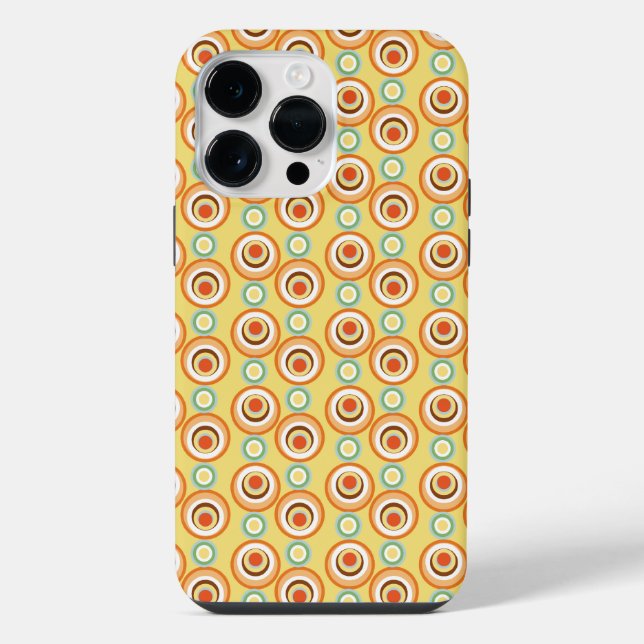 Kreis Muster iPhone 14 Pro Max Hülle (Rückseite)