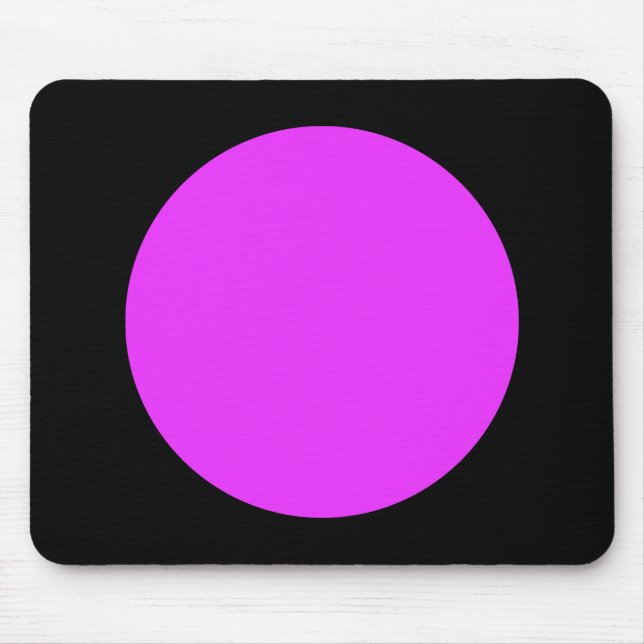Kreis - Nebel Lila auf Schwarz Mousepad (Vorne)