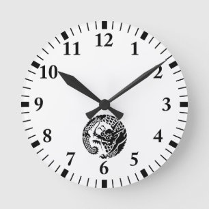 Kreis Nichirens Sektendrache Runde Wanduhr