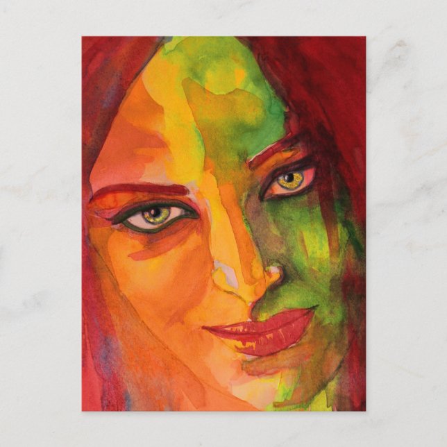 Kreis Postkarte (Vorderseite)