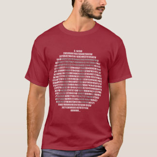 Kreis PU nummeriert T-Shirt