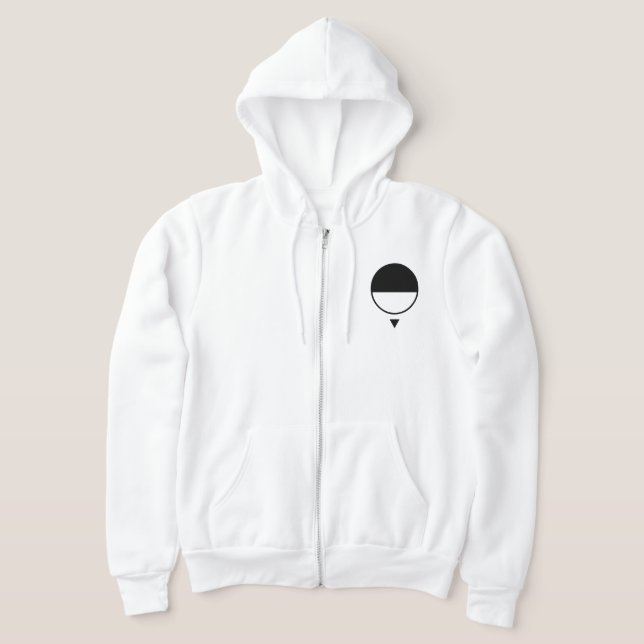 Kreis Schwarz/Leere Hoodie (Ablage )