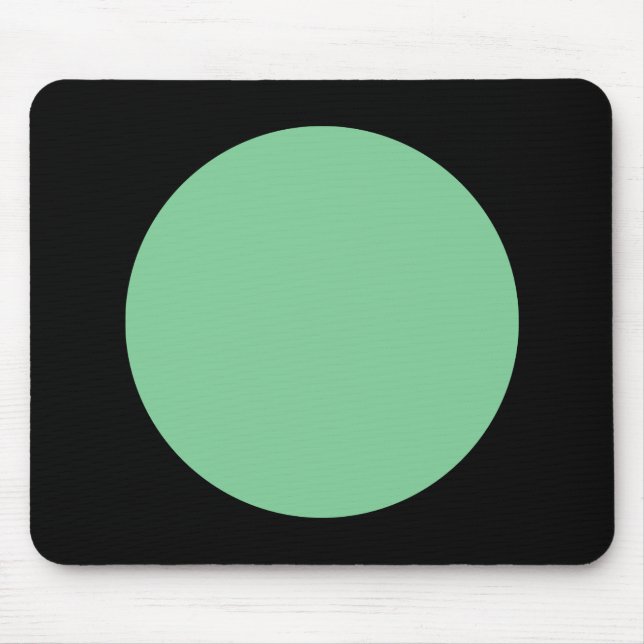 Kreis - verblasst grün und schwarz mousepad (Vorne)