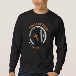 Kreis vertrauen Sie meinem Doberman Sweatshirt