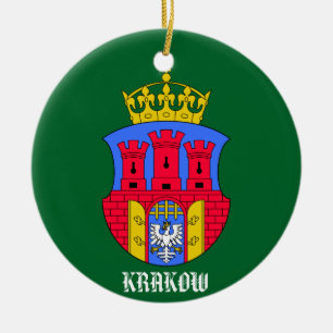 Kreis-Verzierung Krakaus Polen Keramikornament