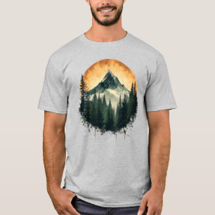 Kreisbild der Erdelemente T-Shirt