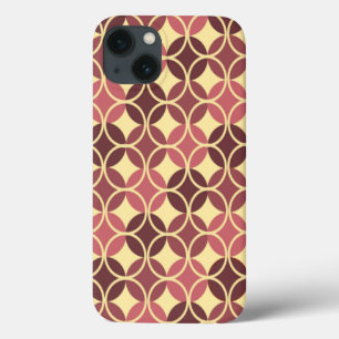 Kreise auf Kreisläufen - Lila und Creme Case-Mate iPhone Hülle