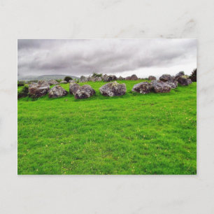 Kreise in Carrowmore Postkarte