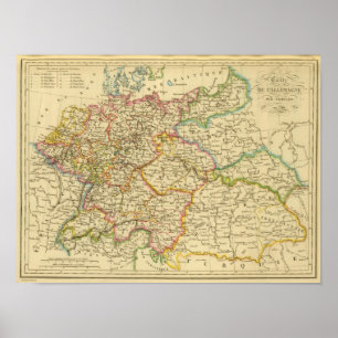 Kreise in Deutschland bis 1789 Poster