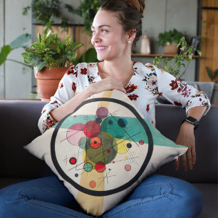 Kreise in einem Kreis, Kandinsky Kissen