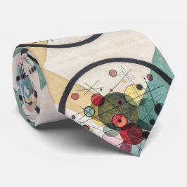 Kreise in einem Kreis - Wassily Kandinsky Neck Tie Krawatte