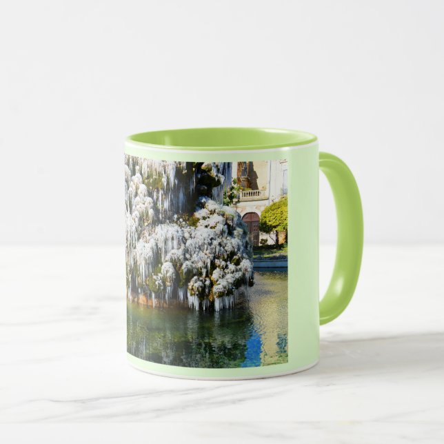 Kreise in Montpellier Tasse (VorderseiteRechts)