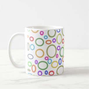 Kreise in vielen Farben und Größen Kaffeetasse